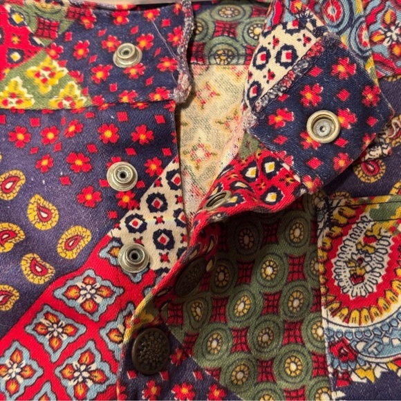 Patchwork Look Shorts - Picture 5 of 6